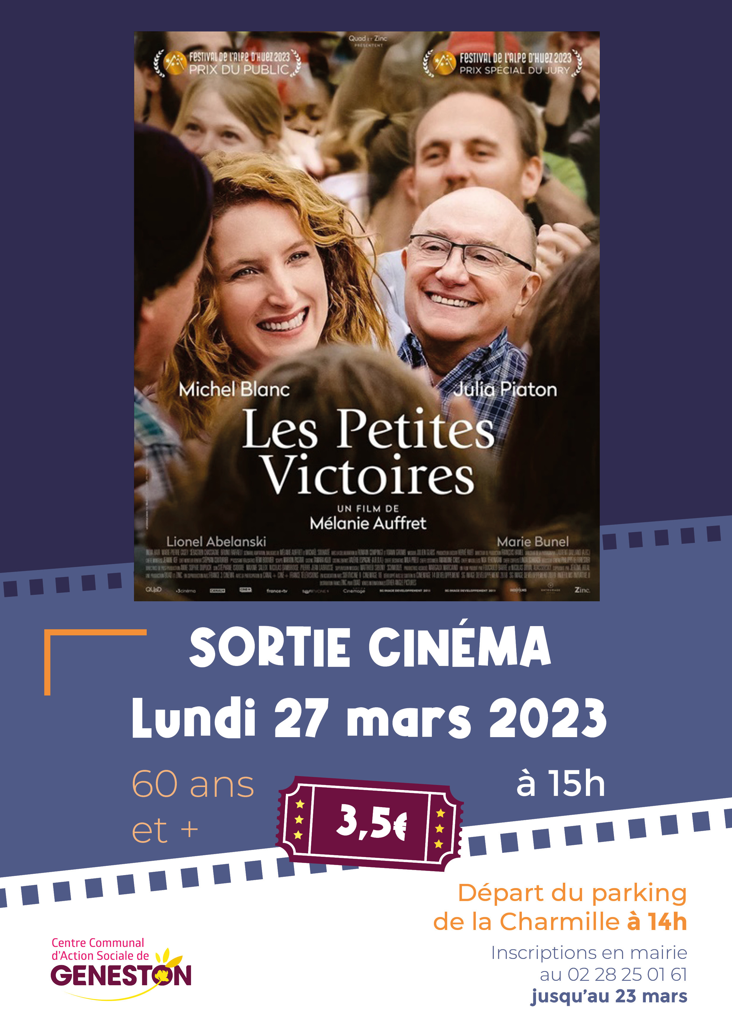 Sortie cinéma 03.2023