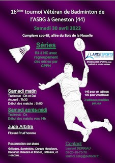 ASBG Tournoi badminton 2022