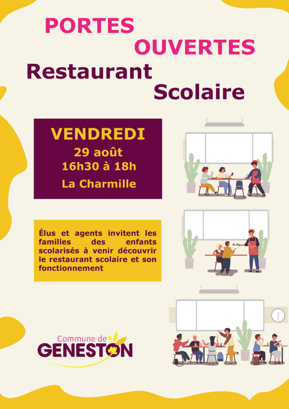 affiche PO restaurant scolaire