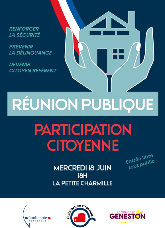 affiche réunion participation citoyenne