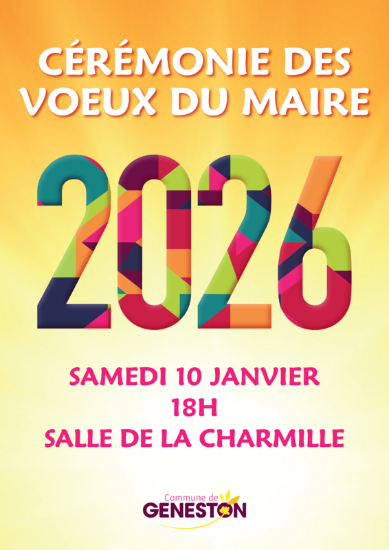 affiche voeux du maire