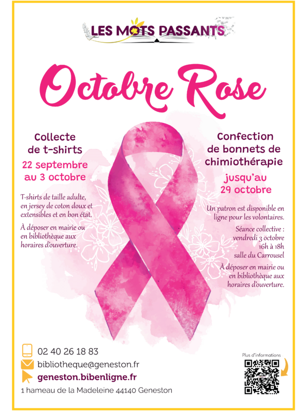 bibli - octobre rose
