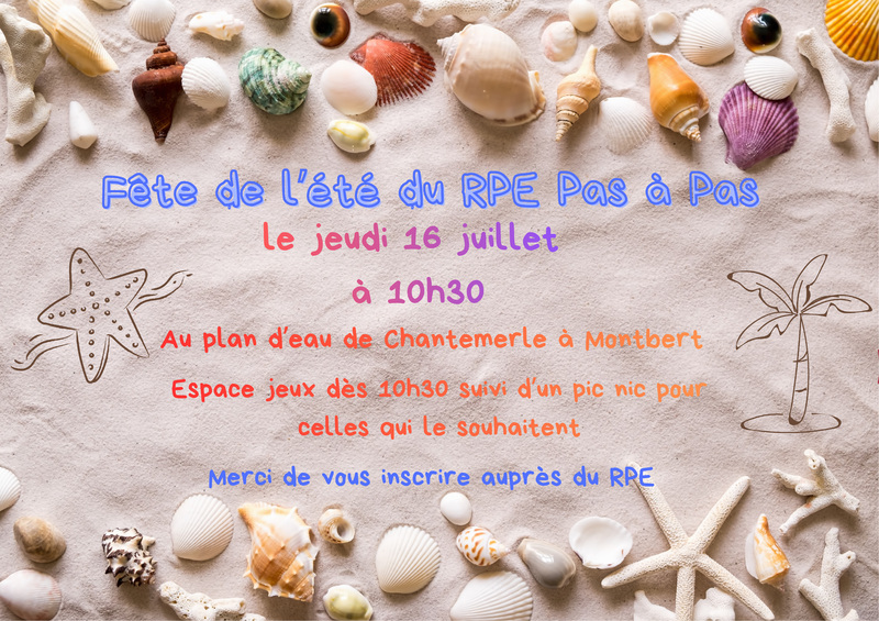 RPE Fête été 2026